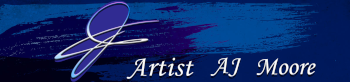 Artist AJ Moore Logo - Sharing me art with the world.